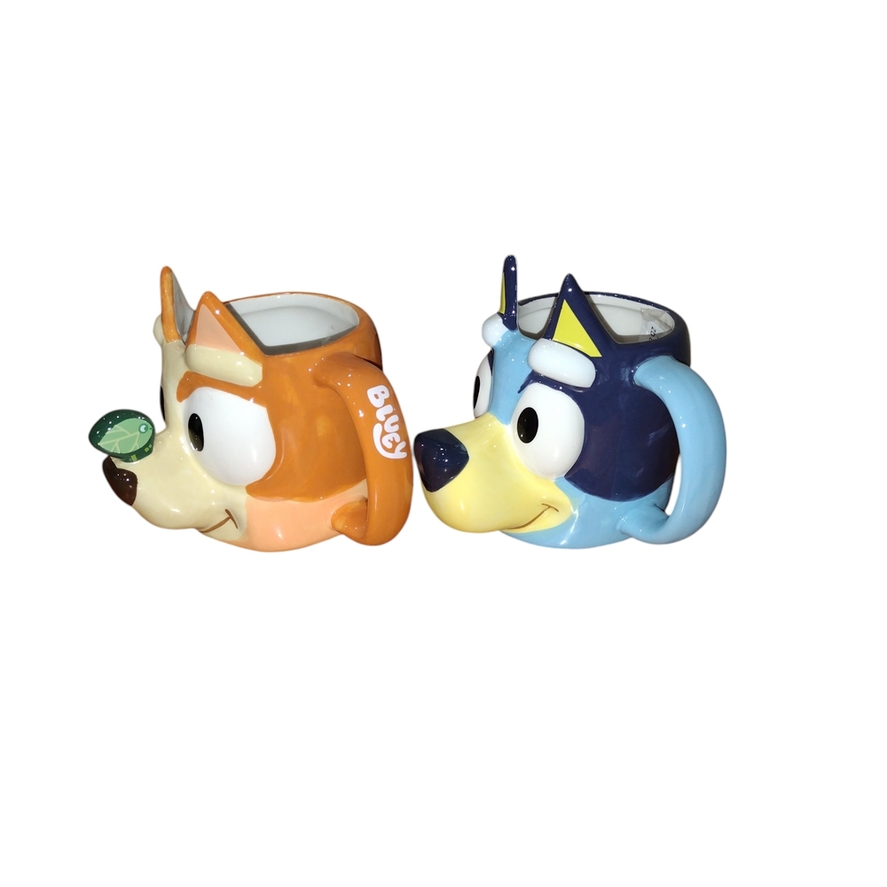Bluey and Bingo Character Mug Set